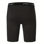 3 Pack Running Shorts Gym Workout Athletic Training Compression Underwear Cool Quick Dry Men's Underwear Long Leg Boxer Shorts