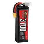 LinkMejor 6S 22.2V 3700mAh 100C 82.14Wh LiPo Battery XT60 Plug for RC Car