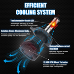 H1 / H3 / H4 / H7 / 9005 / 9006 Pair Car LED Headlight 6500K White 12V 16000LM/Set Car Headl Lamps IP67 Waterproof Level