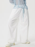 INCERUN Mens Solid Color Comfortable Loose Fit Elastic Pants