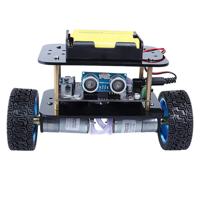 LinkMejor Two Wheels 2WD Pbot 3.0 Self-Balancing Smart Robot Kit for Arduino Programming Ultrasonic Obstacle Avoidance bluetooth Control