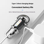 Multifunctional Mini LED Keychain Flashlight with UV Light USB Rechargeable Waterproof LED Keyring Practical Inspection Work Light Outdoor Activities Key Chain Light