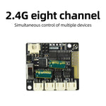 8-Channel 2.4GHz Wireless Remote Control Module Kit with Dual-Thumbstick Design for DIY Remote Control Cars And Boats