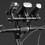 LinkMejor Detachable Bike Extended Bracket Aluminum Alloy Firmly Waterproof Rust-proof Lightweight Double Bars Suit for 20-30mm Handlebar