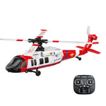 LinkMejor U9901 2.4G 6CH 6-Axis Gyro Brushless Motor Optical Flow Positioning Barometric Altitude Simulation Aerobatic RC Helicopter RTF