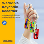 G6 Thumb Camera 1080P HD Video Recording 130° Wide-Angle Photography Keychain Mini Cameras Portable DVR with Photo Upload to Mobile Phone