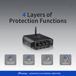 YS-LP3 Bluetooth 5.4 Hi-Fi Stereo Digital Audio Amplifier Dual-channel Power Amplifier Low Distortion Noise Reduction