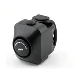 LinkMejor 110dB Bike Electronic Horn Type-C Charging Warning Safety Bicycle Mini Alarm for MTB Handlebar of 22-31.8mm