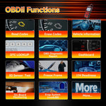 KONNWEi KW340 Car CAN OBD2 EOBD Diagnostic Tool Engine Battery Test Read Fault Code Clear Real-Time Data O2 Inspection Tool
