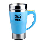 IPRee 450ml Automatic Electric Mug Stirring Coffee Cup Stainless Steel Mixer Lazy Self Mixing Tea Milk Drinking Cups