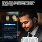 AIR6 Smart AI Translation Earbuds Wireless bluetooth Earphone 360° Panoramic Sound AAC Audio DT4.0 Sound Transmission 24H Playback Earhooks Sports Headphones with Mic