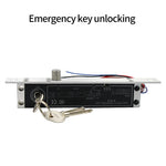 12V Electric Drop Bolt Lock Fail Secure Magnetic Deadbolt Door Lock with Time Delay Key Cylinder for Access Control Systems