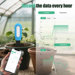LinkMejor Soil Moisture Temperature Sensor Bluetooth 4.1 For Zigbee  Waterproof Compatible with Android iOS Smart Irrigation