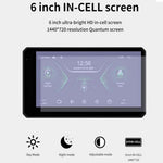 LinkMejor M790 M792 Motorcycle Smart Screen 6Inch IPS Touch Screen 1440*720 Resolution 1000NIT Brightness Bluetooth V5.0  WiFi 2.4+5G Wireless Carplay Huawei Hicar IPX8 Waterproof