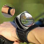 LinkMejor Portable Bicycle Mirror HD Cycling Wrist Mirror Safety Rearview Mirrors MTB Road Bike Rear View Convex Mirror