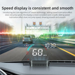 LinkMejor M22 Universal Car HUD Multifunctional Display Head-Up Display GPS Speedometer Compass USB Rechargeable