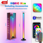 LinkMejor Smart LED RGBIC Desktop Lamp Atmosphere Rhythm Pickup Light Bars Bluetooth APP Control Remote Control