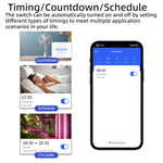 Tuya 7-32V Smart Zigbe Switch Mini RF Module Timing/Schedule Function Smart Scene Application APP Remote Monitor Voice Control with Alexa Google Home