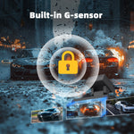 A8 4K Dual Lens Dash Cam Car Driving Recorder Built-in WiFi GPS Super Night Vision 24H Parking Monitor G-Sensor