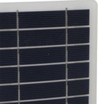 Solar Power Fan Exhaust with Monocrystalline Photovoltaic Panel Compact Portable Waterproof 15W Power Output USB-C USB-A DC Output Interfaces Ideal for Camping and Outdoor Activities