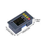 T3231 110V-220V 12V/24V Digital Time Delay Relay LED Cycle Timer Control Switch Adjustable Timing Relay Time Delay Switch