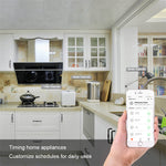 EWELINK Zigbee3.0 Smart EU Plug 16A 20A Energy Monitoring Timer Function App Control Smart Home Automation Voice Control with Alexa Google Assistant AC 100-240V