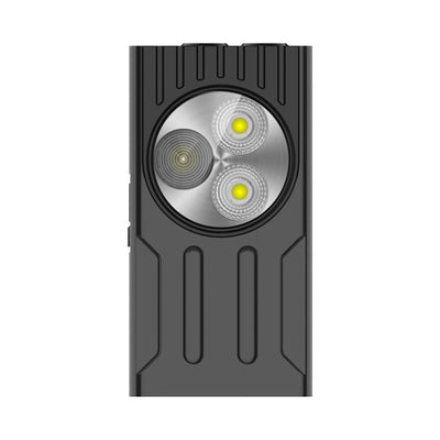 3*LED Powerful EDC Flashlight Portable Mini Clip-on Light USB Rechargeable Pocket-Sized With Clip Design Magnetic Multiple Lighting Modes For Outdoor Hiking