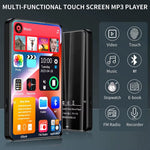 4-inch Touch Screen MP3 Player bluetooth Hi-Fi Sound Built-in 16GB Memory 24H Playback FM Radio Recording Ebook 1000mAh Battery Portable Music Player Lossless Music