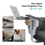 LinkMejor FREEDOM-X FB Standard Edition with Armrests Multi-Posture Cross-legged Chair Short Lint PU Wheel