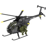 LinkMejor F118S 1:16 Scale MH-6 MD500 Little Bird 2.4G 9CH GPS Stabilized Flybarless RC Helicopter RTF