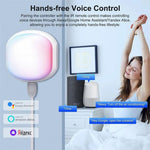 LinkMejor Universal Infrared IRF Remote Control With Atmosphere Light Tuya Smart APP Control Air Conditioning Switch All-in-One Control Wifi Remote Control
