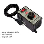 Adjustable Voltage Stabilizer Speed Controller AC 220V 4000W Precision Regulation LED Display Overload Protection Electric Tools Fans Heating Devices