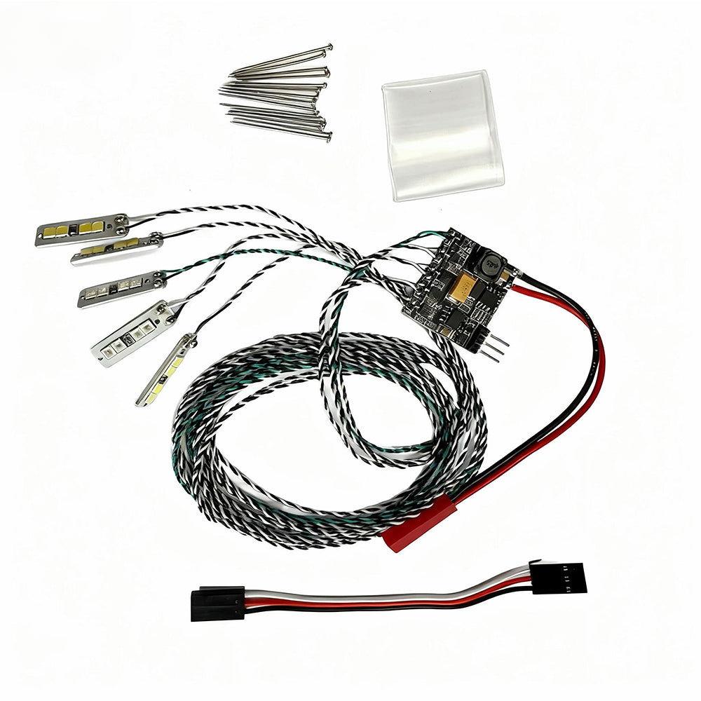 77RC Strobe Light LED Controllable Night Flight Lights Navigation Lamp System for RC Airplane Fixed Wings Model