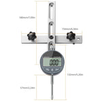 0-1Inch Digital Dial Indicator Table Saw Gauge Suitable for Table Saws with a Slot Width of 3/4" (19mm) or more for Aligning and Calibrating Work Shop Machinery Band Saw and Drill Press