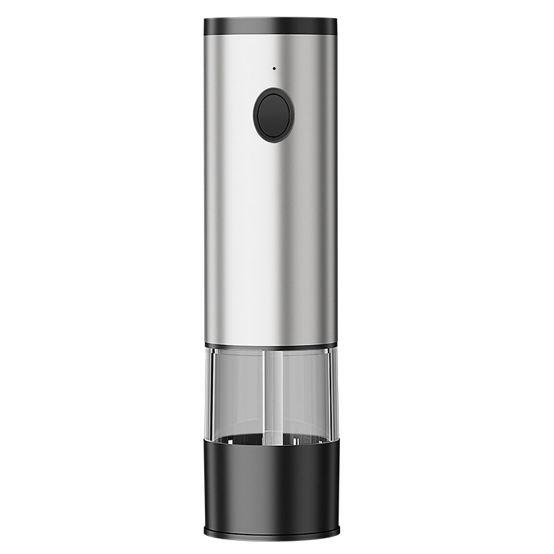 Comfook Electric Pepper Grinder Stainless Steel USB Rechargeable Adjustable Coarseness Ceramic Burr Mill Automatic Salt Mill Kitchen Gadget