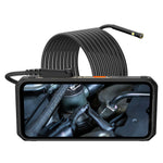 Ulefone 25 uSmart E02 HD 720P Mobile Phone Double Head Endoscope with Dual Camera 7 Dimmable LEDs IP67 Waterproof 2M Long for Devices with Usmart Expansion Connector for Ulefone Power Armor 18 18T 19 19T