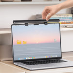 LDT2501-AA9 Laptop Screen Light Bar USB-C Powered Asymmetric Lighting Eye Care Desk Lamp Touch Control Stepless Dimming 3 Color Temperatures Portable Clip On Laptop Lamp for Home Office Gaming Working