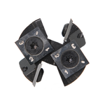 12mm 1/2 Inch Shank CNC Spoilboard Surfacing Router Bit 1-1/2" / 38.1mm Cutting Diameter Milling Cutter with Cemented Carbide Insert Woodworking Bits Insert-Style Indexable Cutter
