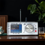 ATS-25 Full Band Radio Receiver Touch Screen Bluetooth RCA Stereo Output Rechargeable Lithium Battery Adjustable Bandwidth SSB FM SW MW LW