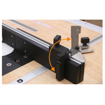 Drillpro Aluminum Box Joint Jig Fence Stop For Miter Gauge T Track Woodworking Tool