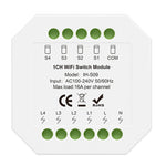 IH S09 1-4CH 16A WiFi Smart Switch Module Support Timing Function for Home Automation Tuya Smart Life APP Voice Control Works with Alexa Google Home