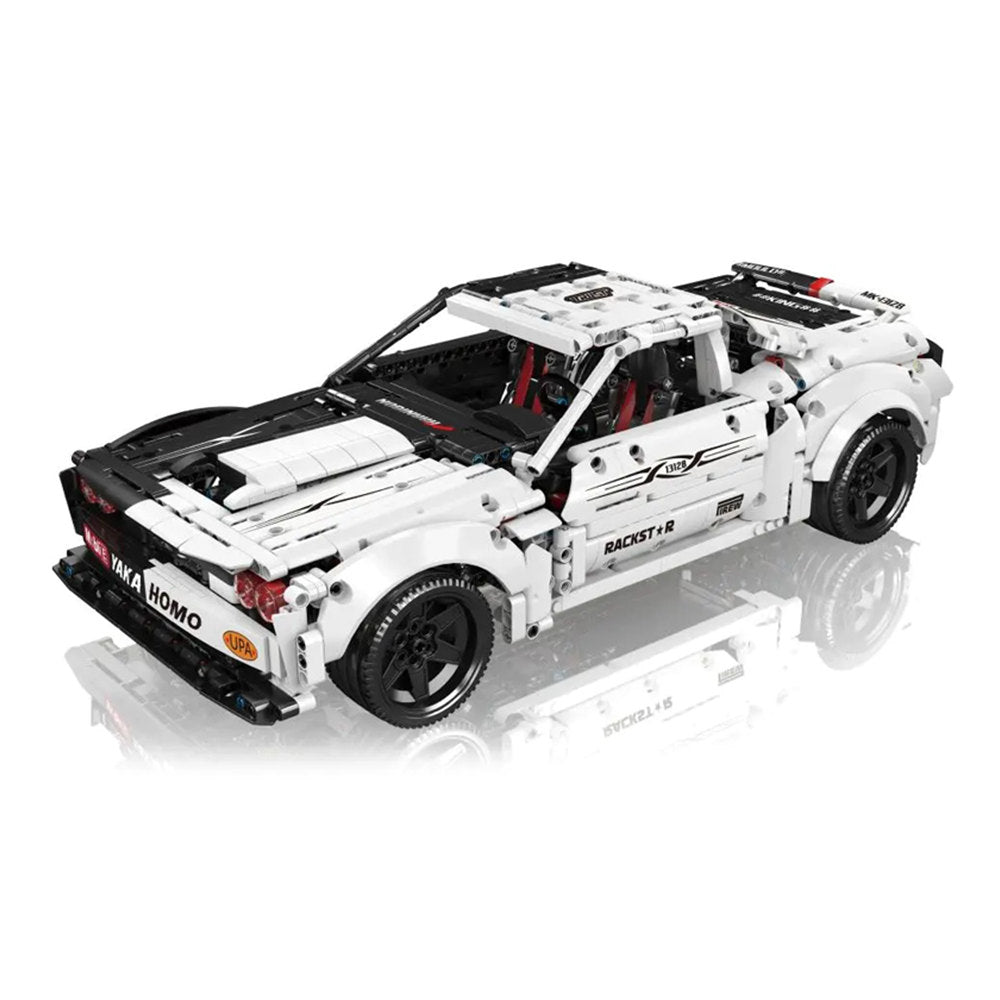 Mould King 13128S 1/10 Remote Controlled Hellcat Muscle Super Car Motorized MOC Building Blocks 1805pcs DIY Assembly Bricks Kit Support APP Controlled for Adult Children Birthday Gift