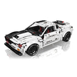 Mould King 13128S 1/10 Remote Controlled Hellcat Muscle Super Car Motorized MOC Building Blocks 1805pcs DIY Assembly Bricks Kit Support APP Controlled for Adult Children Birthday Gift