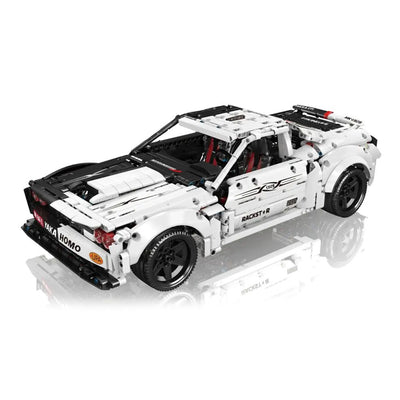 Mould King 13128S 1/10 Remote Controlled Hellcat Muscle Super Car Motorized MOC Building Blocks 1805pcs DIY Assembly Bricks Kit Support APP Controlled for Adult Children Birthday Gift