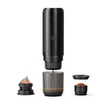 Comfook 2-in-1 Portable Espresso Maker with Cordless Heating 19Bar 85°C Brew 7800mAh Battery Compatible With Ground Coffee NS Capsules for Travel Use