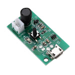LinkMejor Mini Humidifier DIY Kits Mist Maker and Driver Circuit Board Double Spray Head Heavy Fog Experimental Equipment Fogger Atomization Film Atomizer Sheet Mini Oscillating