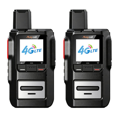 2Pcs LinkMejor MC-720 4G Global Walkie Talkie Long Range 5000km Two Way Radio 2550mAh Type-C Noise Reduction Encryption Nationwide Communication Public Network Radio