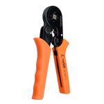 LinkMejor  JX-1687 6-4 Tube-type Terminal Crimping Plier Ratchet Labor-saving Crimping Pliers Sleeve-type Terminal Crimping Pliers Wire Ear Crimping Tool