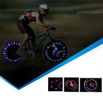 LinkMejor 14 RGB DIY LED Bike Wheel Light Rechargeable Bicycle Warning Lights Waterproof LED Neon Bike Tyre Light for Cycling