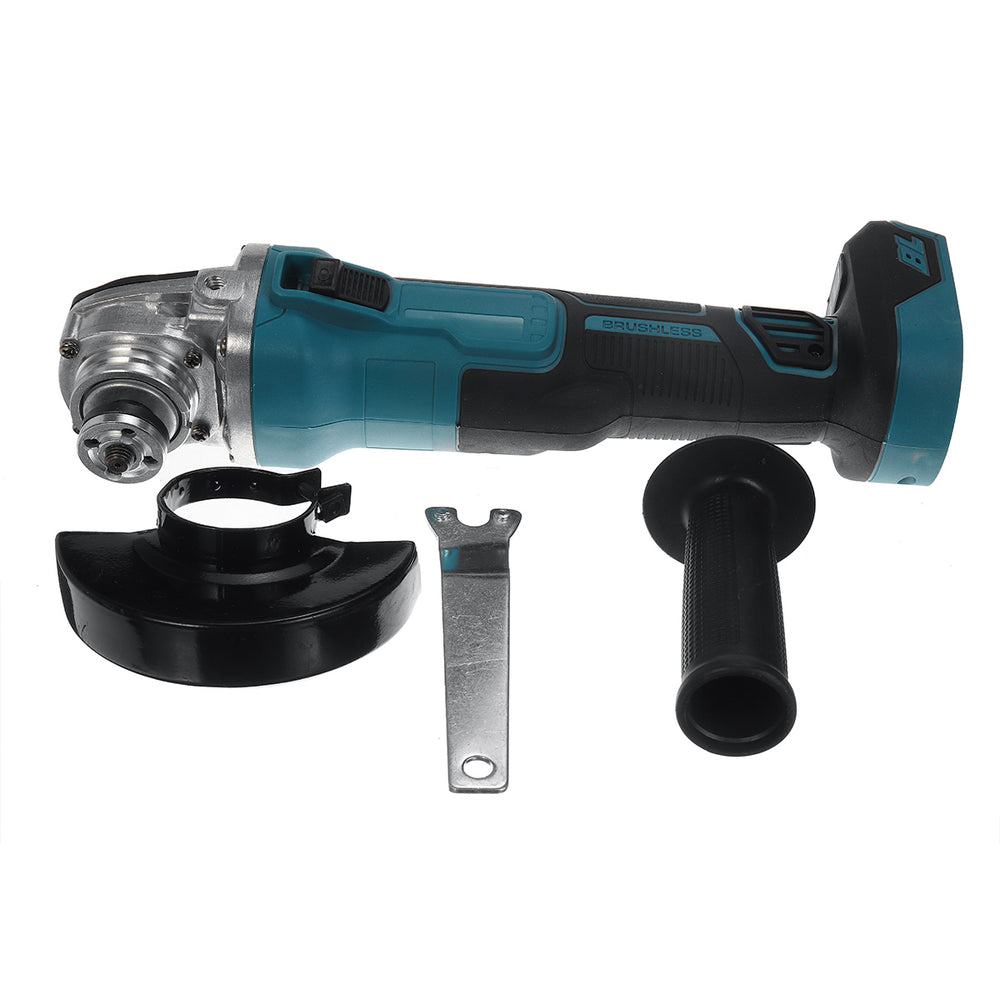 Drillpro Electric Brushless Cordless Angle Grinder M10 125mm Cut for Mak 18V Battery